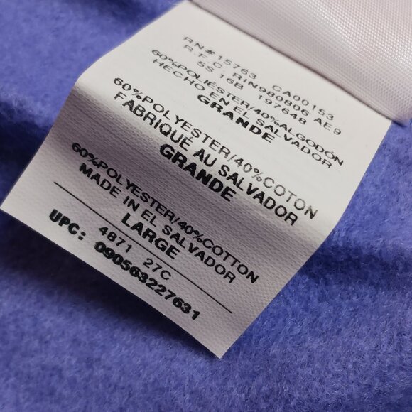 Hanes Women Bundle x 2 Pairs Frosty Lavender Lounge Pants Petite Size L (12 -14) - Picture 5 of 8